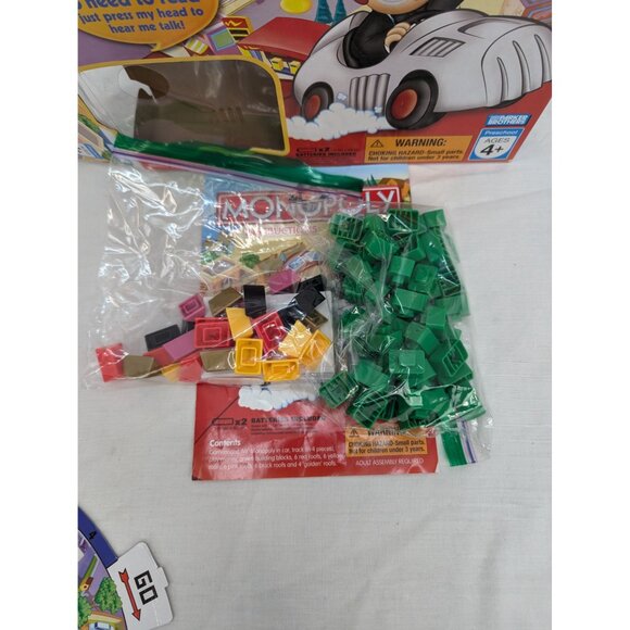 Monopoly Town Children's Monopoly Game Parker Brothers Hasbro 2007 Complete - Picture 4 of 8